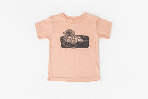 Otter Kid's Shirt Peach