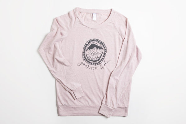 JH Circle Logo Women's Slouchy Shirt - Bird & Buffalo