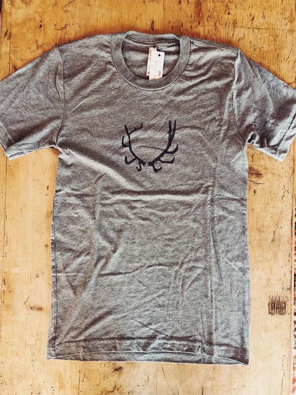 SALE Short Sleeve T-Shirt - Antler - Bird & Buffalo