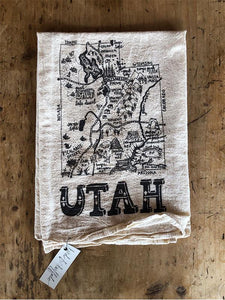 SALE Utah Tea Towel - Bird & Buffalo